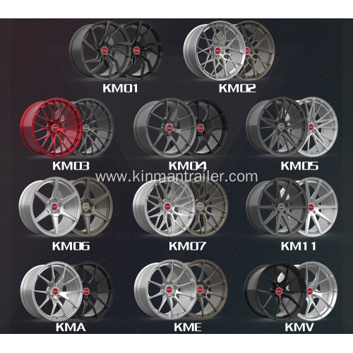 forged alloy wheel for high performance sports vehicles